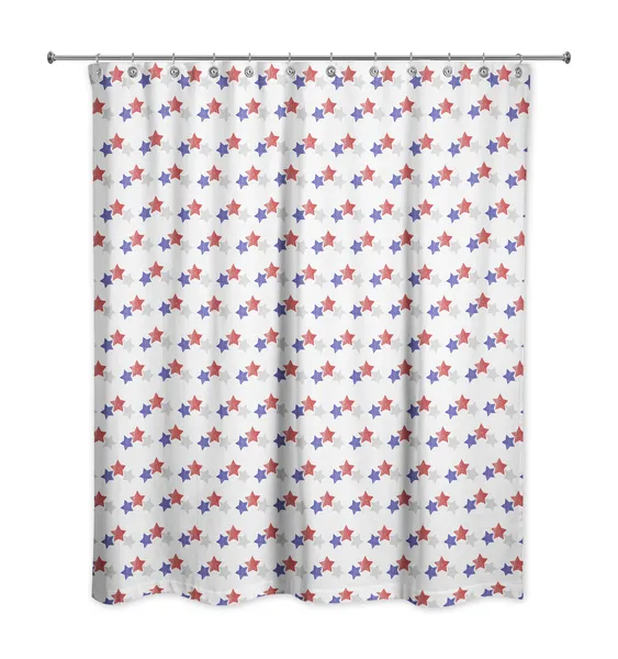 Retro USA Pattern 71x74 Shower Curtain