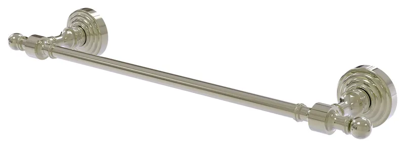 Retro Wave 18" Towel Bar, Polished Nickel