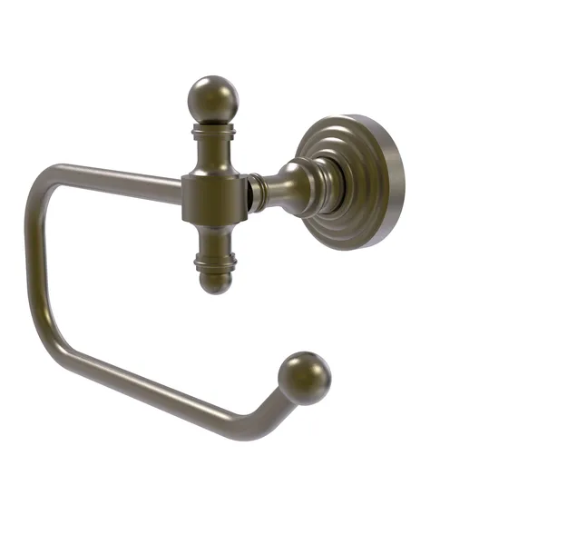 Retro Wave European Style Toilet Tissue Holder, Antique Brass