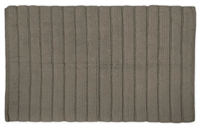 Ribbed Rug, Cool Brown, 21"x34"