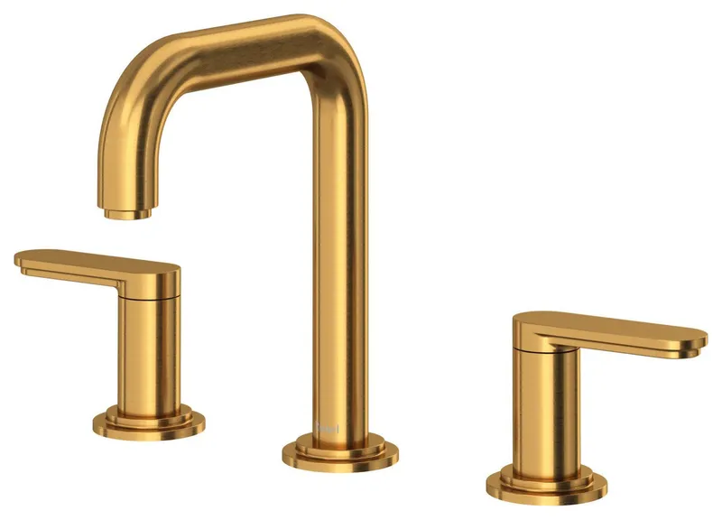 Riobel AASQ08 Arca 1.2 GPM Widespread Bathroom Faucet - Brushed Gold