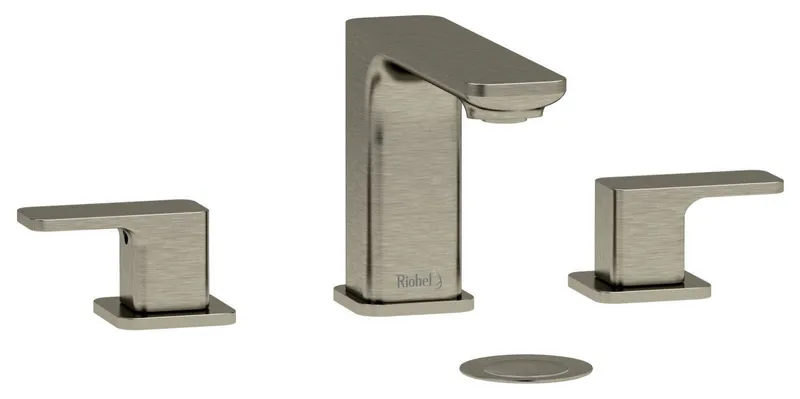 Riobel EQ08 Equinox 1.2 GPM Widespread Bathroom Faucet - Brushed Nickel