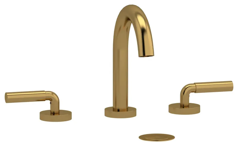 Riobel RU08L Riu 1.2 GPM Widespread Bathroom Faucet - Brushed Gold