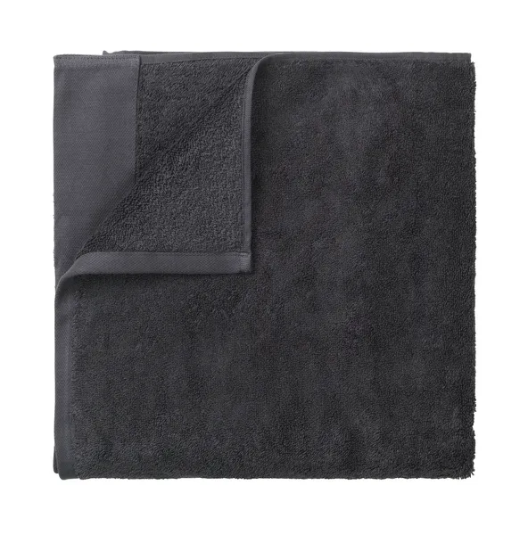 Riva Organic Terry Cloth Towels, Magnet/Charcoal, Bath Towel