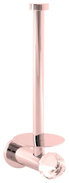 Rock Wall Vertical Toilet Paper Holder, Rose Gold