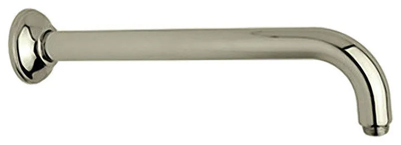 Rohl 1455/12STN Polished Nickel Michael Berman 12" Wall Mounted Shower Arm
