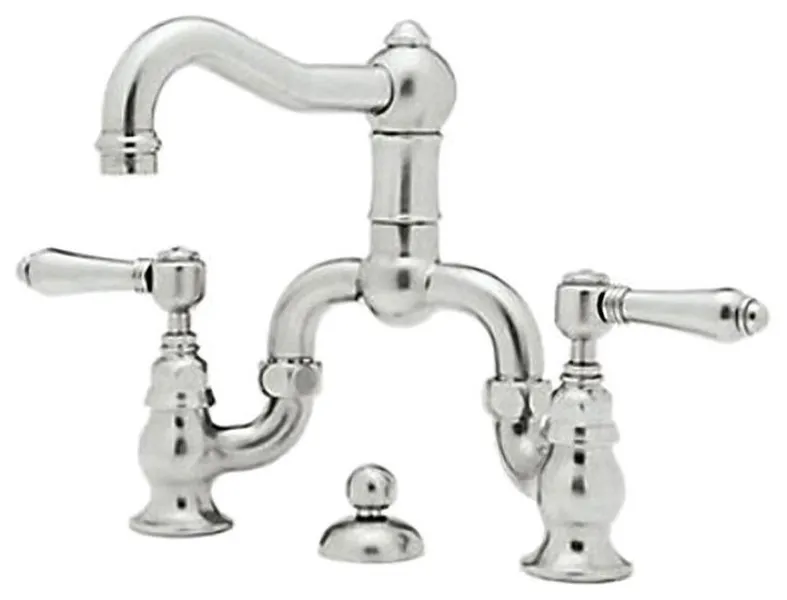 Rohl A1419LMAPC-2 Polished Chrome Country Bath Bridge Bathroom Faucet