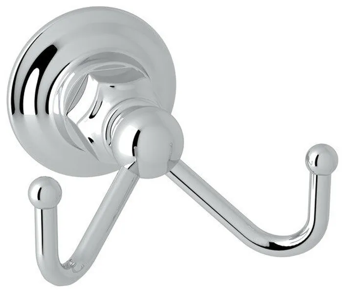 Rohl Country Metal Robe Hook, Polished Chrome