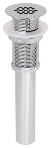 Ronbow 2 1/2  Open Grid Drain Assembly with Overflow, 700404-PC