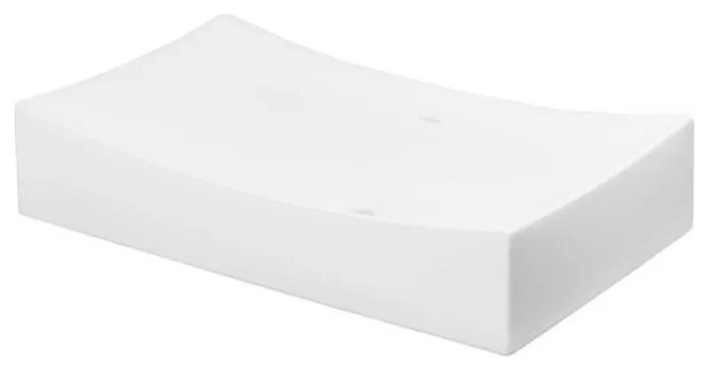Ronbow 25 5/8  Single Bowl Rectangular Bathroom Vessel Sink in White, 200032-WH