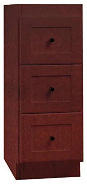 Ronbow 33 1/2  Freestanding Bathroom Storage Drawer Bank, 621112-3-H01