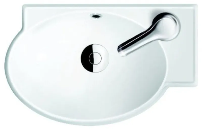 Round Ceramic Corner Sink