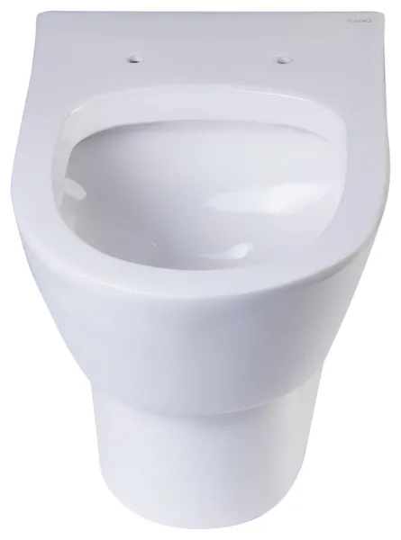 Round Modern Wall Mount Dual Flush Toilet