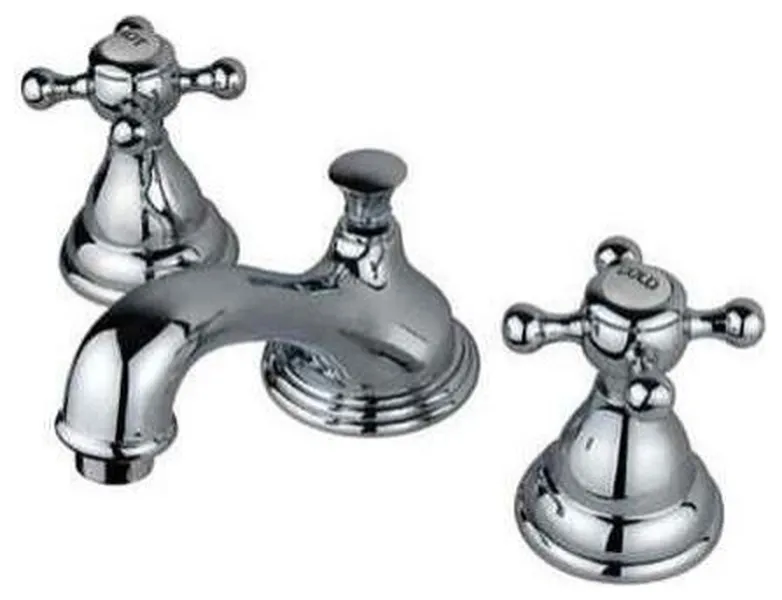 Royale Two Handle 8" to 16"Widespread Lavatory Faucet with Brass Pop-up