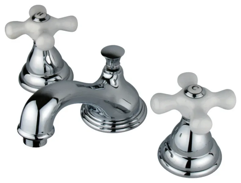 Royale Two Handle 8" to 16" Widespread Lavatory Faucet With Brass Pop-up