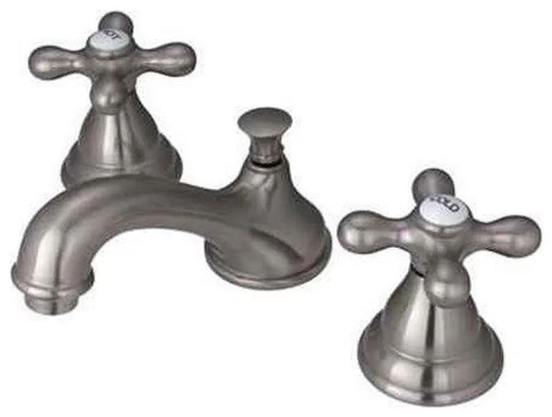 Royale Two Handle 8" to 16" Widespread Lavatory Faucet With Brass Pop-up