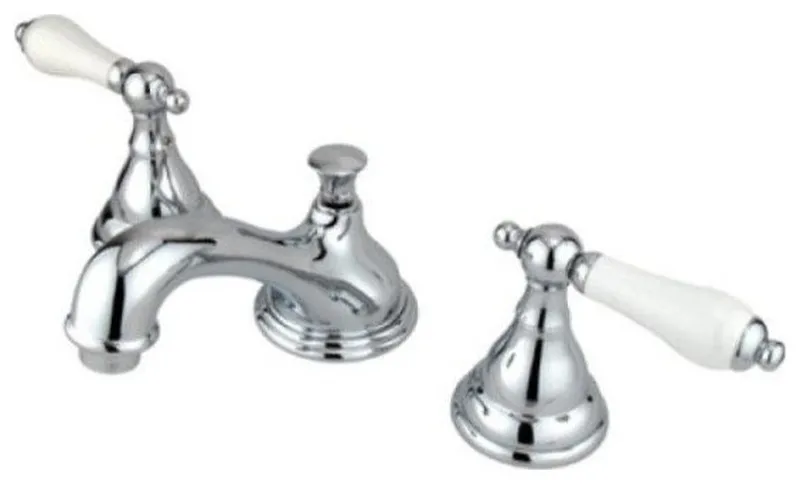 Royale Two Handle 8" to 16" Widespread Lavatory Faucet With Brass Pop-up