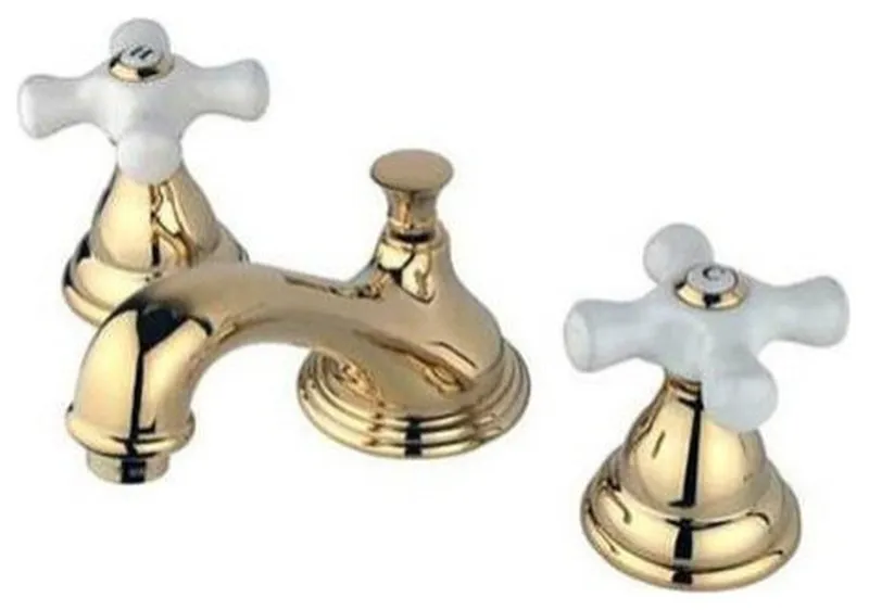 Royale Two Handle 8" to 16" Widespread Lavatory Faucet With Brass Pop-up