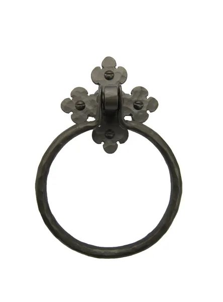 Rustic Spanish Club Wrought Iron Towel Ring BHR2, Bronze