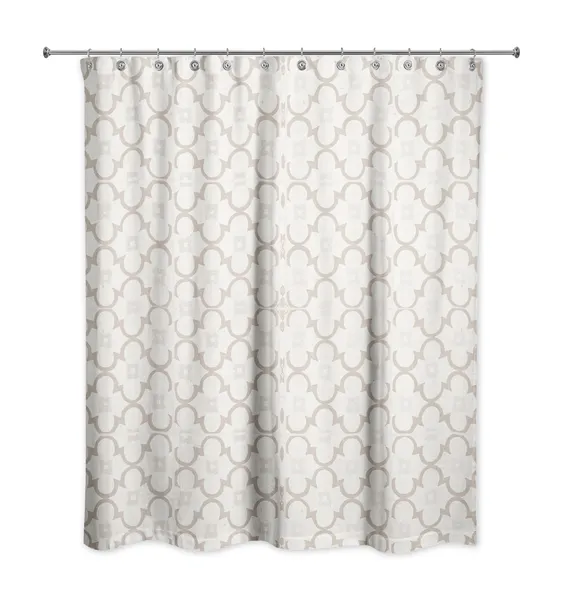 Rustic Tile Pattern 4 71x74 Shower Curtain
