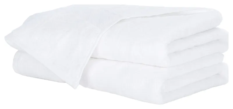 Safavieh Plush Bath Towel Set, White