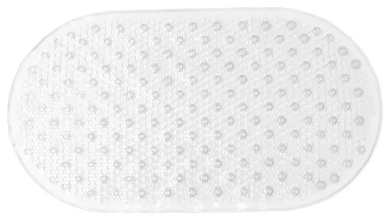 Safdie & Co. Bath Mat with Anti-Slip Suction Cups in Transparent