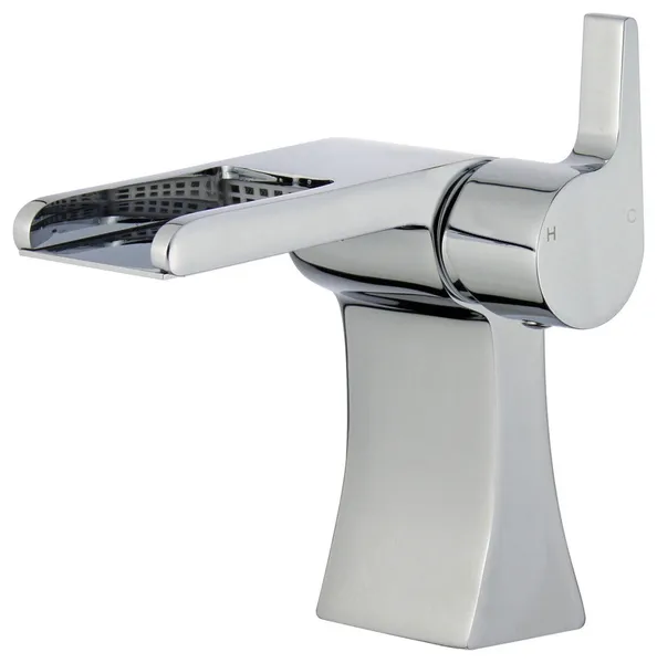 Salamanca Single Handle Bathroom Vanity Faucet, Polished Chrome