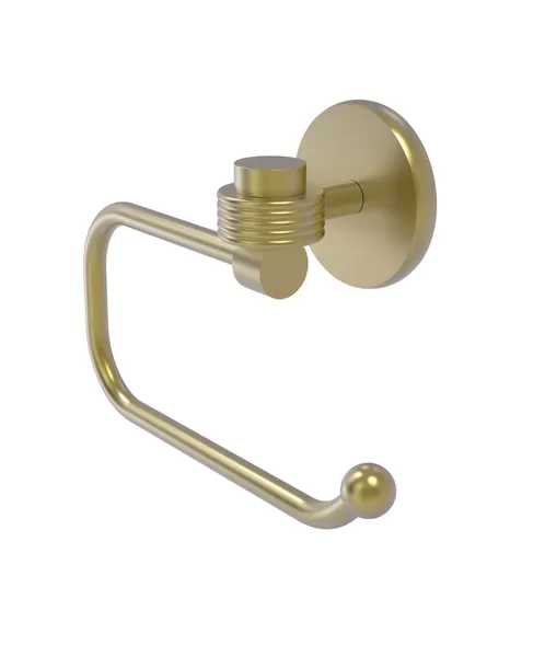 Satellite Orbit One Euro Groovy Accent Toilet Tissue Holder, Satin Brass