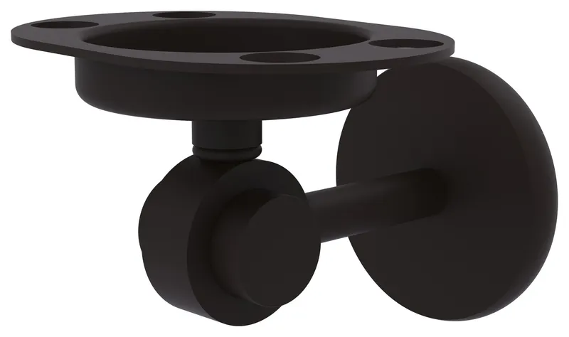 Satellite Orbit Two Toothbrush Holder, Oil Rubbed Bronze