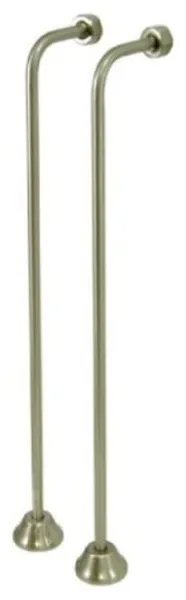 Satin Nickel Vintage Single Offset Bath Supply Lines CC468