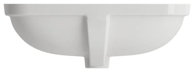 Scala Undermount Sink Fireclay 21.75 in. with Overflow in White