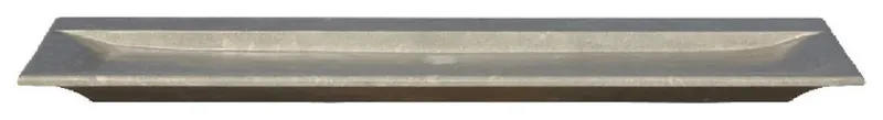 Seagrass Fossil Limestone Rectangular Vessel Sink Honed (W)16" (L)48" (H)2.5"