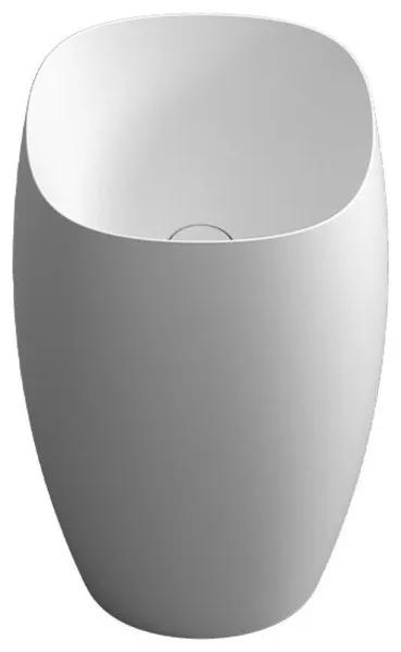 Seed FS Free Standing Bathroom Sink in Glossy White