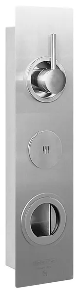 Serene Steam Shower Solar Flare Revive ADA Compliant, Brushed Stainless