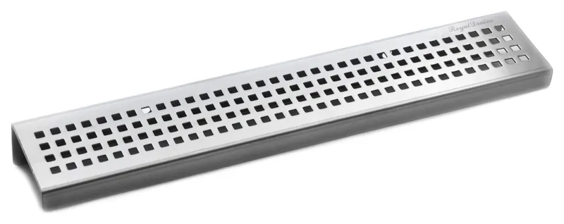 SereneDrains Rectangle Shower Bathroom Shelf 316 Stainless Steel Square Design, Brushed Nickel, 12 Inch