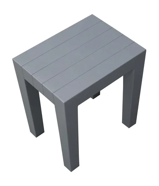 Set of Two Macizo Gray 15" Premium Plastic Shower or Outdoor Benches