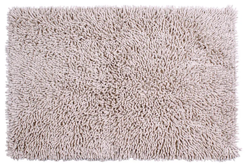 Shaggy Lux Bath Rug Bath Rugs Set, 24x36 Rectangle, Sand