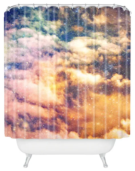 Shannon Clark Cosmic Shower Curtain