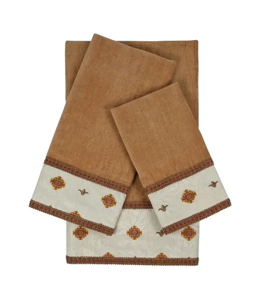 Sherry Kline Halifax Nugget Decorative Embellished Towel Set