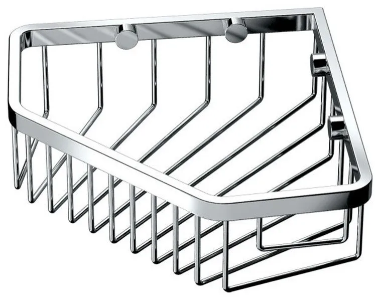 Shower Corner Basket, Chrome