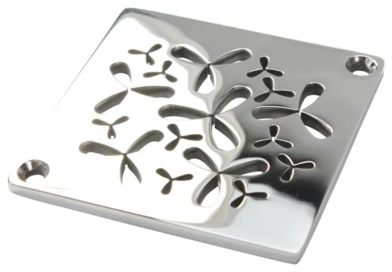 Shower Drain Cover For Schluter-Kerdi, Replacement Grate, Nature Lerna Seal, Pol
