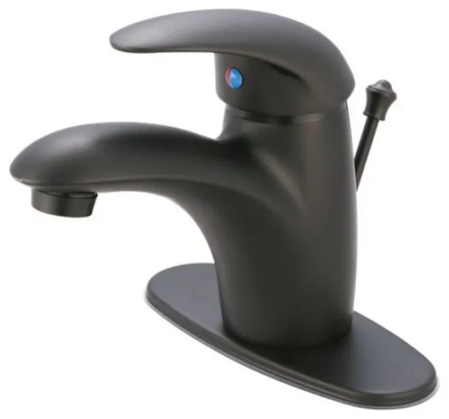 Single Handle 4" Faucet with Retail Pop-up & Optional Deck Plate FS6405WLL