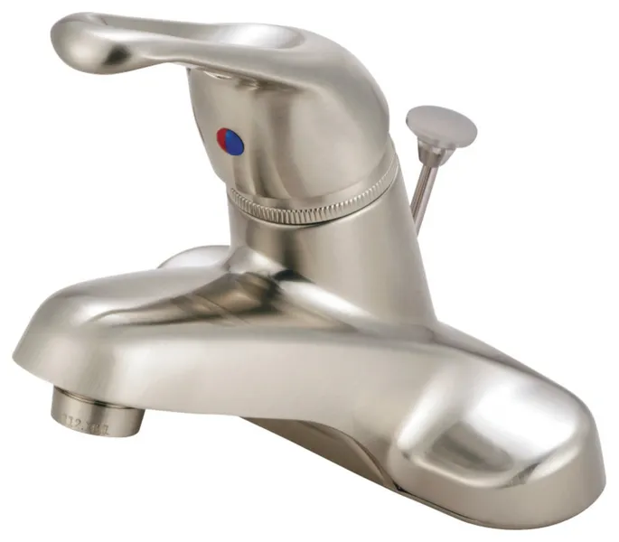 Single-Handle 4 in. Centerset Bathroom Faucet, Brushed Nickel