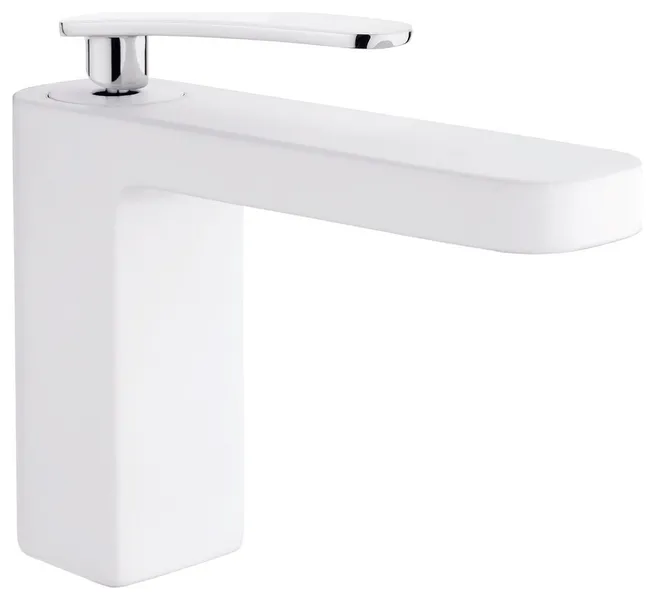 Single-Handle Bathroom Sink Faucet Despertar White, Standar