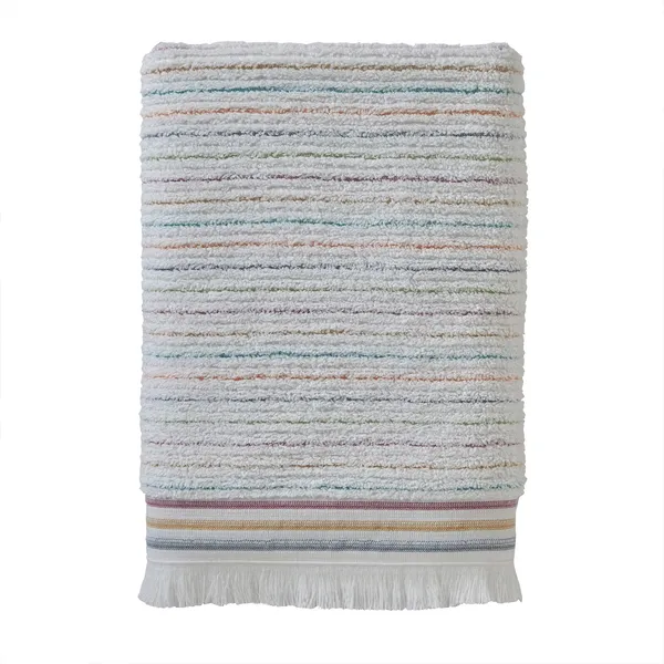 SKL Home Subtle Stripe Bath Towel - Natural 28x54