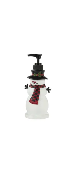 SKL Home Woodland Winter Lotion/Soap Dispenser, Red