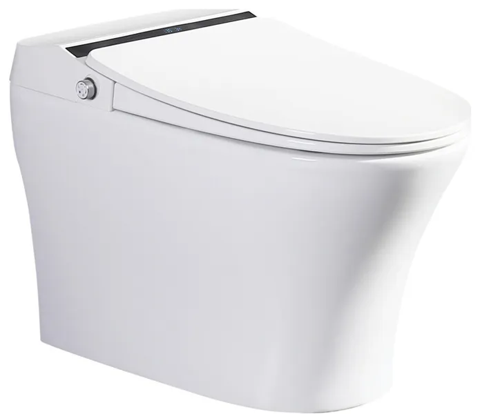 Smart Toilet, Elongated Slow Down Heated Seat, Auto Flush