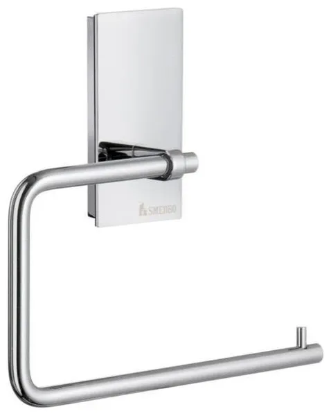 Smedbo Pool 5 1/2  Wall Mount Euro Toilet Roll Paper Holder in Polished Chrome