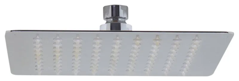 Solid Polished Stainless Steel 8" Square Ultra Thin Rain Shower Head