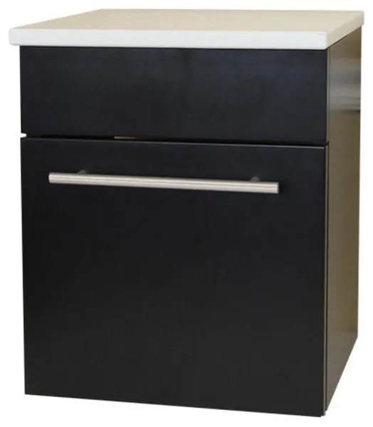 Solid Wood Modern Wall Mount Style Side Cabinet